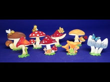 Laden und Abspielen von Videos im Galerie-Viewer, Fliegenpilz mit Gras zum Stellen aus Holz