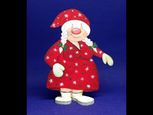 Laden und Abspielen von Videos im Galerie-Viewer, Wichtelfrau als Standfigur aus Holz