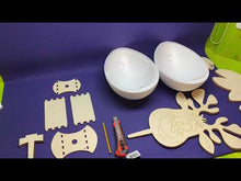 Laden und Abspielen von Videos im Galerie-Viewer, Rentierdame "Elli" aus Holz und Styropor