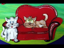 Laden und Abspielen von Videos im Galerie-Viewer, Sofa aus Holz