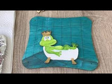 Laden und Abspielen von Videos im Galerie-Viewer, Frosch in Badewanne aus Holz