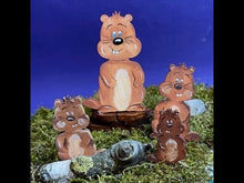 Laden und Abspielen von Videos im Galerie-Viewer, Biber aus Holz