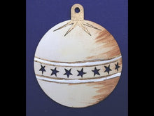 Laden und Abspielen von Videos im Galerie-Viewer, Kugel für Christbaum aus Holz