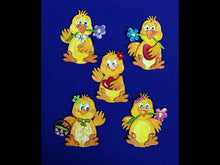 Laden und Abspielen von Videos im Galerie-Viewer, Küken zum Hängen aus Holz 6cm