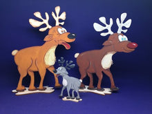 Laden und Abspielen von Videos im Galerie-Viewer, Elch aus Holz zum Hinstellen