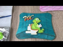 Laden und Abspielen von Videos im Galerie-Viewer, Frosch in Badewanne aus Holz