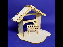 Laden und Abspielen von Videos im Galerie-Viewer, Stall / Krippe aus Holz
