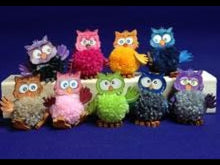 Laden und Abspielen von Videos im Galerie-Viewer, Pompom Eulen aus Holz