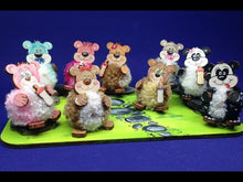 Laden und Abspielen von Videos im Galerie-Viewer, Pompom Bären/Teddys aus Holz