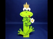 Laden und Abspielen von Videos im Galerie-Viewer, Frosch für Kantholz, Pfahltier aus Holz