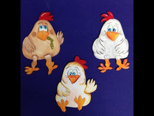 Laden und Abspielen von Videos im Galerie-Viewer, verrücktes Huhn