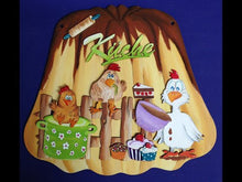 Laden und Abspielen von Videos im Galerie-Viewer, Komplettset: Türschild Gugelhupf "Hotel Mama" mit Küken