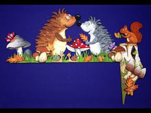 Laden und Abspielen von Videos im Galerie-Viewer, Türkanten-Deko "Igel" aus Holz 46cm