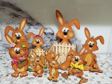 Laden und Abspielen von Videos im Galerie-Viewer, Hase mit Körbchen aus Holz