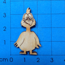 Lade das Bild in den Galerie-Viewer, Hahn aus Holz, Glotz-Gockel