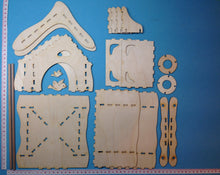 Lade das Bild in den Galerie-Viewer, Vogelhäuser aus Holz, Bausatz