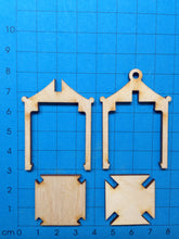 Lade das Bild in den Galerie-Viewer, Laterne 3D aus Holz