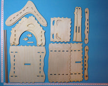 Lade das Bild in den Galerie-Viewer, Vogelhäuser aus Holz, Bausatz