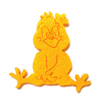 Lade das Bild in den Galerie-Viewer, Henne sitzend, Filz