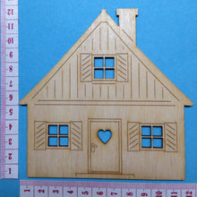 Lade das Bild in den Galerie-Viewer, Haus aus Holz Frontansicht