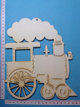 Lade das Bild in den Galerie-Viewer, Dampflokomotive aus Holz