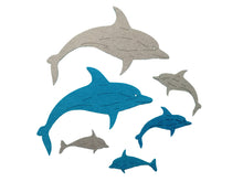 Lade das Bild in den Galerie-Viewer, Delphin, schwimmend, Filz