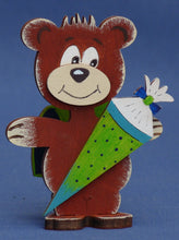 Lade das Bild in den Galerie-Viewer, Teddy aus Holz, Standfigur