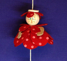 Lade das Bild in den Galerie-Viewer, Blumenkinder mit rundem Blütenkleid: weiß-gelb-rot