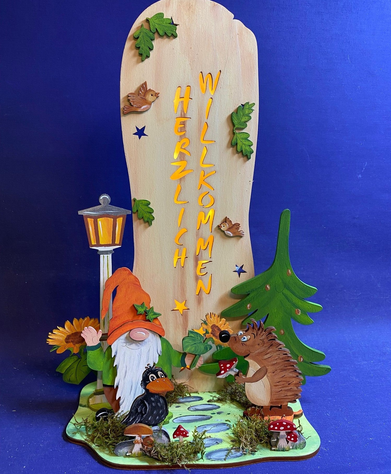 Petra's Bastel-News Zwerg Bastelset - Holzpflock-Figur Zum Bemalen