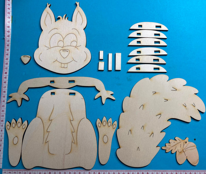 Eichhörnchen für Zaun