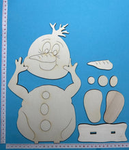 Lade das Bild in den Galerie-Viewer, Schneemann Snowy mit Kopf in der Hand 30cm
