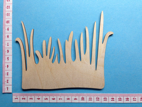 Wiese 14cm aus Holz  Wiese aus Holz, Holzkunst, Basteln mit Holz für Kinder, Holzideen , Basteln mit Holz, Holz bemalen Acryl, Gras aus Holz, Holzteile bemalen, Holz bemalen, Garten aus Holz, Holzteile, Basteln mit Holz,   BAH 3914