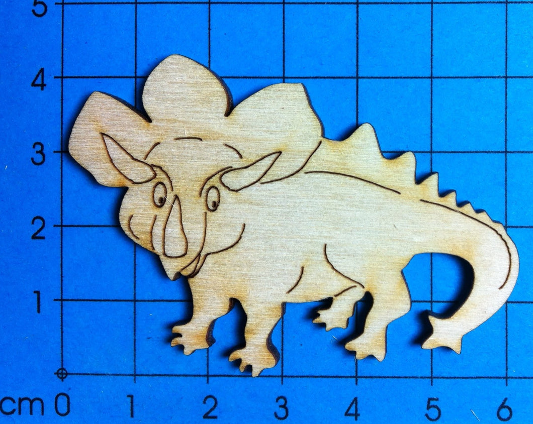 Dinosaurier Triceratops aus Holz