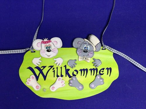 Türschild aus HolzHolzschild 
