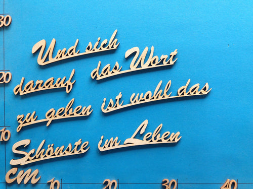 Und sich darauf das Wort zu geben ist wohl das Schönste im Leben7zeilig geteilterSchriftzug in Schreibschrift aus Holz  Holzteile bemalen, Hochzeit Schriftzug, Schriftzug Bastelartikel, Basteln mit Holz, Eingangsschild, Schriftzüge aus Holz, Geschenke verzieren, Schriftzüge bemalen, Bastelideen mit Holz, Holzkunst,  Basteln mit Holz, Hochzeit Schriftzug, Bastelideen mit Holz, Geschenke verzieren, Holzkunst, Schriftzug Bastelartikel, Eingangsschild, Schriftzüge bemalen, Schriftzüge aus Holz, Holzteile be