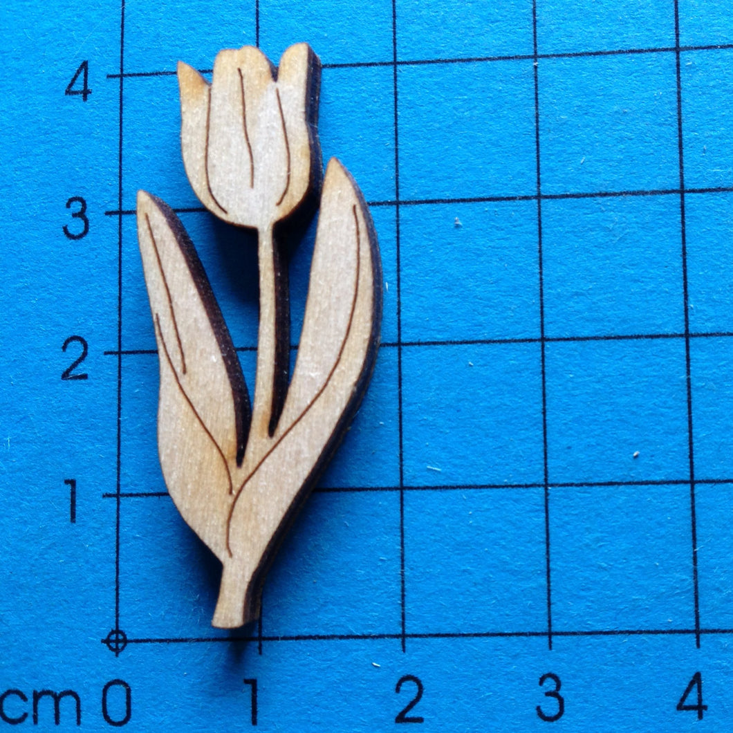 Tulpe aus Holz