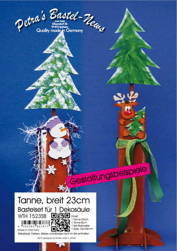 Tanne, breit aus Holz für Kantholz, Leibgarde weihnachtliches Bastelset, Tannenbaum malen, Geschenkidee für Weihnachten, Weihnachtsbasteln, Tannenbaum zu Weihnachten gestalten, Weihnachtsdeko gestalten, basteln mit Kindern, Bastelset Weihnachten, Bastelidee Weihnachten, Weihnachtsdekoration, Tannenbaum aus Holz basteln, Baum basteln mit Holz,   WTL 1523SB