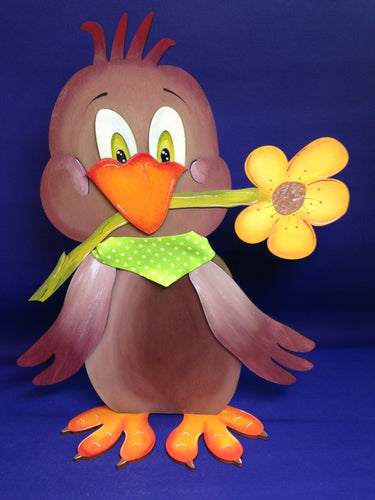 Stand-Gockel aus Holzmit Blume im Schnabel Bastelideen für Ostern, Hahn, Osterbasteln mit Kindern einfach, Basteln zu Ostern mit Kindern, Küken , Henne, Standfigur Ostern, Osterdekoration aus Holz gestalten, Geflügel, Osterbasteln einfach mit Kindern, Ostergeschenk selber basteln, Hühnchen, Basteln für Osterdeko, basteln mit Kindern, Hähnchen, Bastelidee Ostern, Gockel, Osterdeko selbst gestalten,  Bastelideen für Ostern, Standfigur Ostern, Osterdekoration aus Holz gestalten, Ostergeschenk selber basteln,