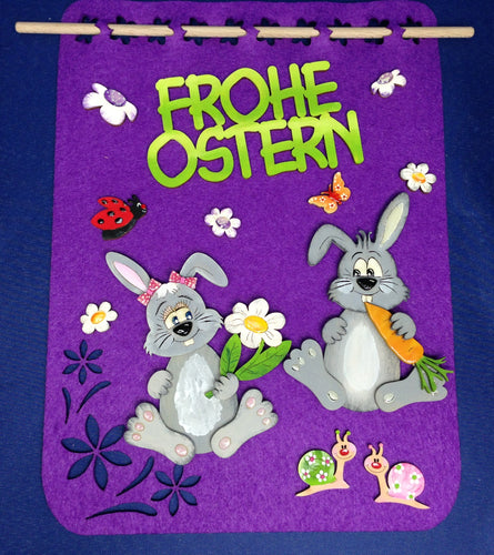 Türschal aus Filz