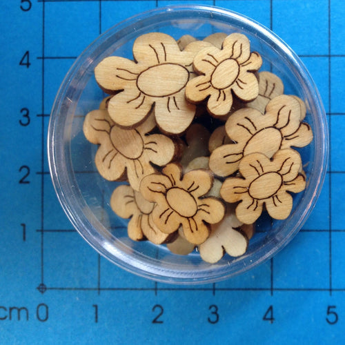 Kleine Butterblumen aus Holz in Dose Blumen zum Geburtstag, Blumen zum Bemalen, Streuteil Blume, Butterblume, Blumen aus Holz, Blumen zum Dekorieren, Blumen zum Basteln, Blumen für Gartendeko, Blumen zum Kartengestalten,   BLH 58D99
