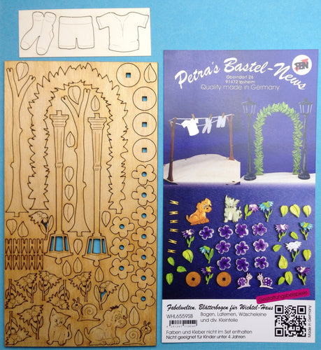 Gartenbogen mit Blätter aus holz Bastelideen für fairy house , Holzartikel zum Basteln , Blätterbogen aus holz, Blätterbogen, Wichtelhausbasteln, Fairyhousezumbasteln , Fairyhouse , Wichtellandschaft, fairygarden, Laterne für fairy garden, Holzartikel zum Bemalen , Fairyhouse Landschaften , kleine Wäscheleine für fairy garden, Wichtelhaus ,   WHL 6559SB
