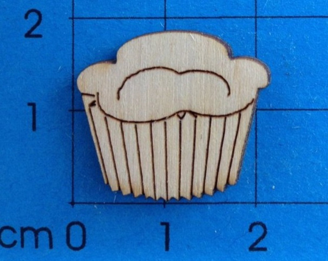 Muffin aus Holz