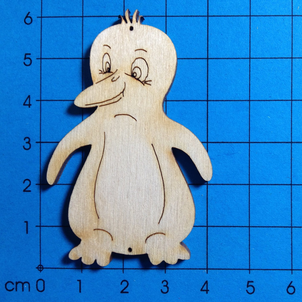 Pinguinmama aus Holz