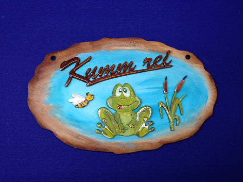 Türschild aus Holz