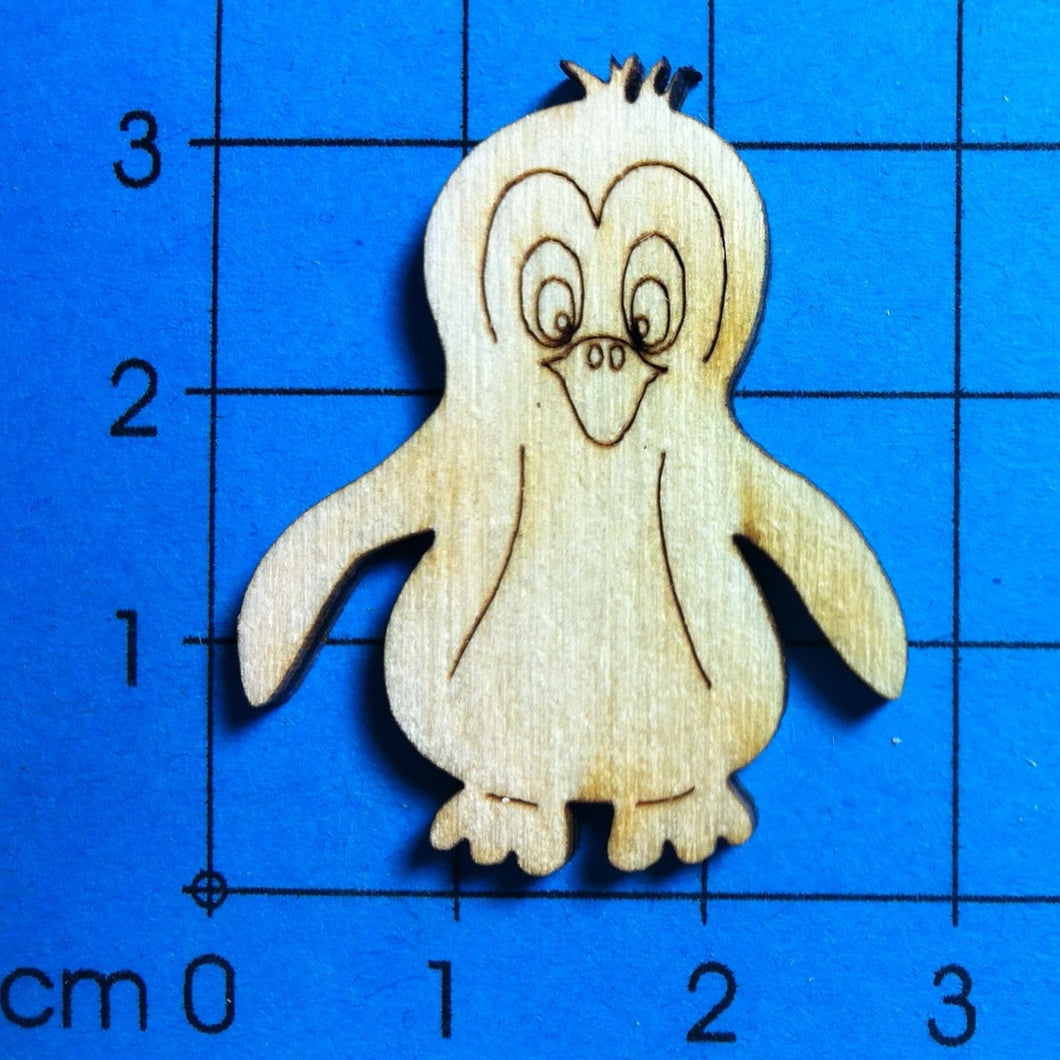 Pinguinbaby aus Holz