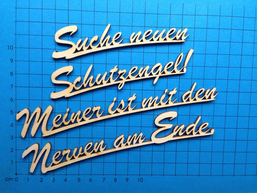 Suche neuen Schutzengel! Meiner ist mit den Nervenam Ende.4 zeilig geteilterSchriftzug in Schreibschrift aus Holz  Schriftzüge aus Holz, Schriftzug Bastelartikel, Holzkunst, Basteln mit Holz, Herzlich willkommen Schriftzug, Eingangsschild, Geschenke verzieren, Schriftzüge bemalen, Holzteile bemalen, Bastelideen mit Holz,  Herzlich willkommen Schriftzug, Schriftzug Bastelartikel, Holzteile bemalen, Holzkunst, Schriftzüge bemalen, Basteln mit Holz, Bastelideen mit Holz, Geschenke verzieren, Eingangsschild