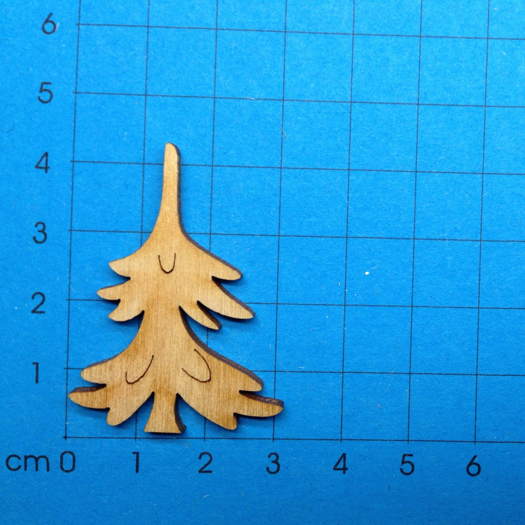 Fichte/Tannenbaum einfache Krone aus Holz