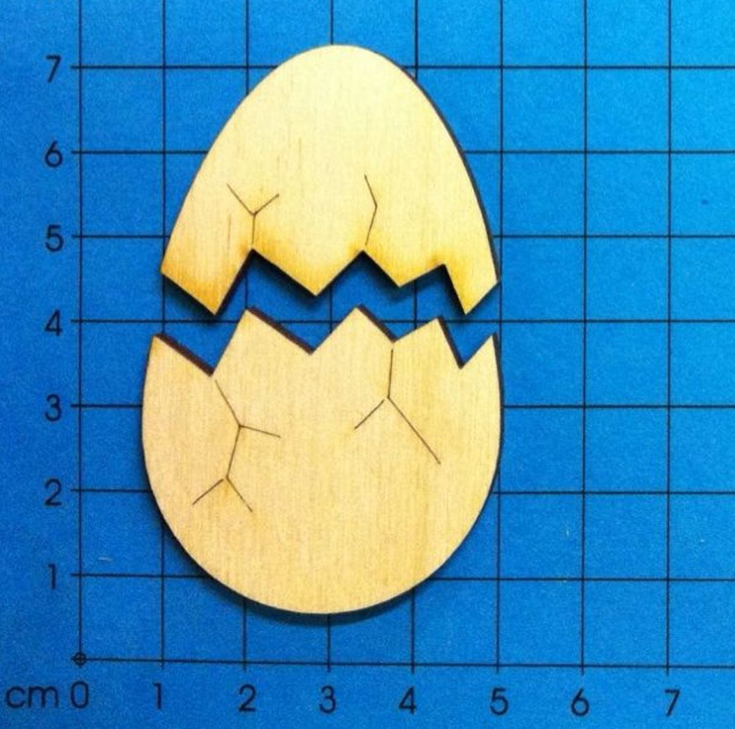 Eierschale 2teilig aus Holz