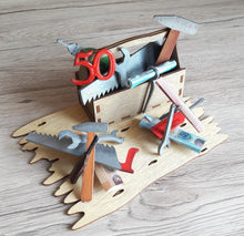 Lade das Bild in den Galerie-Viewer, Werkzeugsatz 7tlg aus Holz
