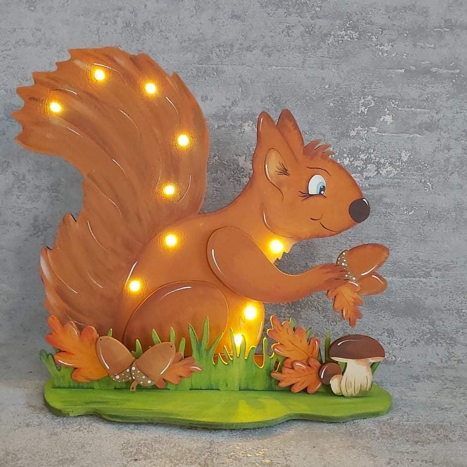 Eichhörnchen Diorama 30cm